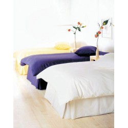 Small Double Duvet Set in 200 Thread Count Cotton - White or Ivory 