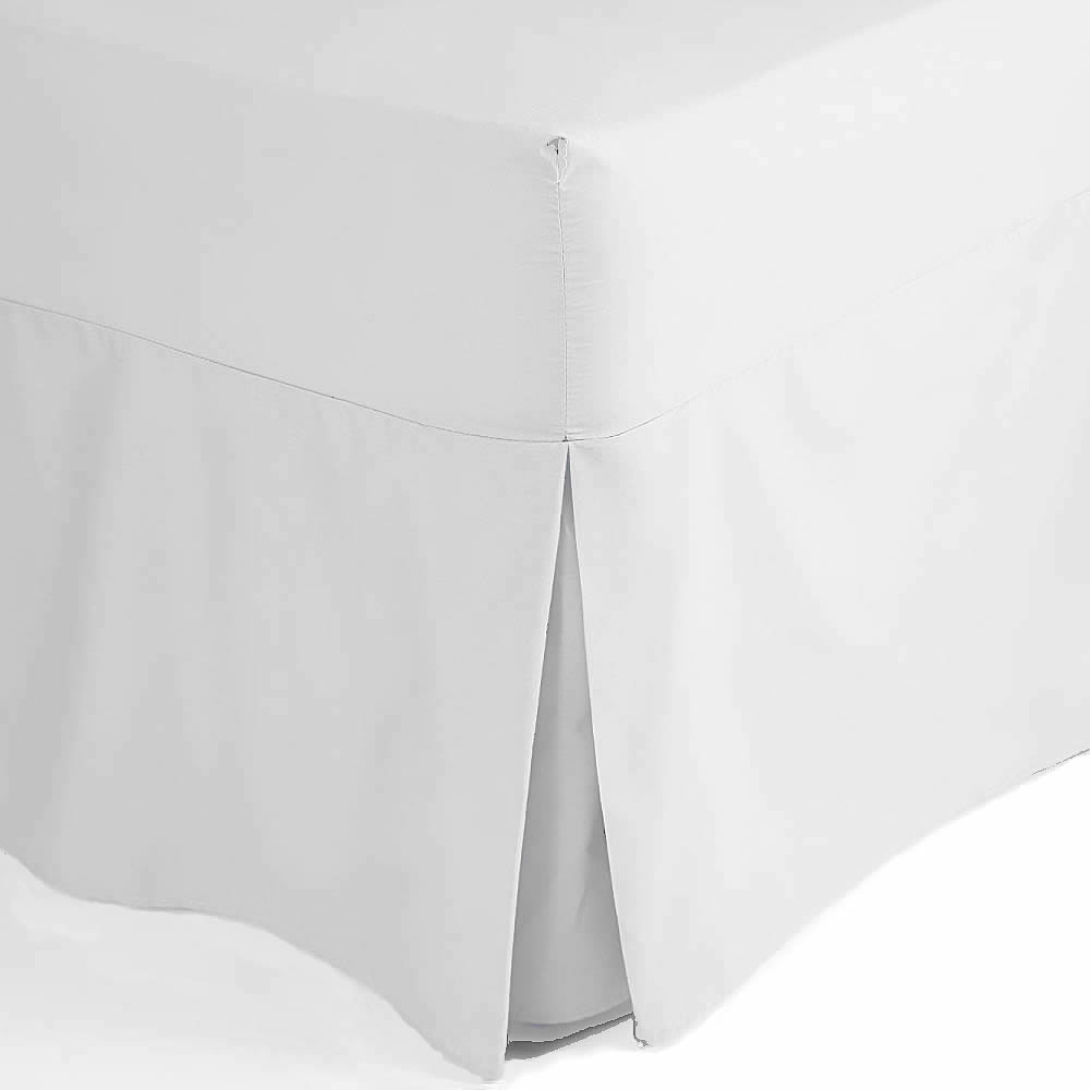 Small Double Valance Sheet in 1000 Thread Count Cotton by Victoria Linen UK
