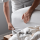 Extra Deep King Fitted Sheet - Bamboo - Up to 15" Mattress - White